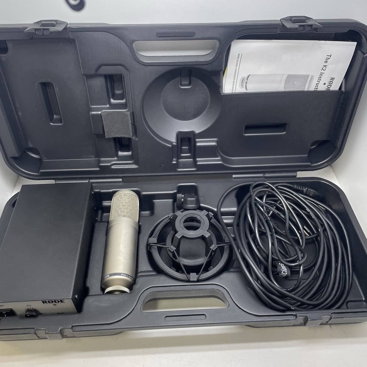 Rode K2 Microphone Cords Box8