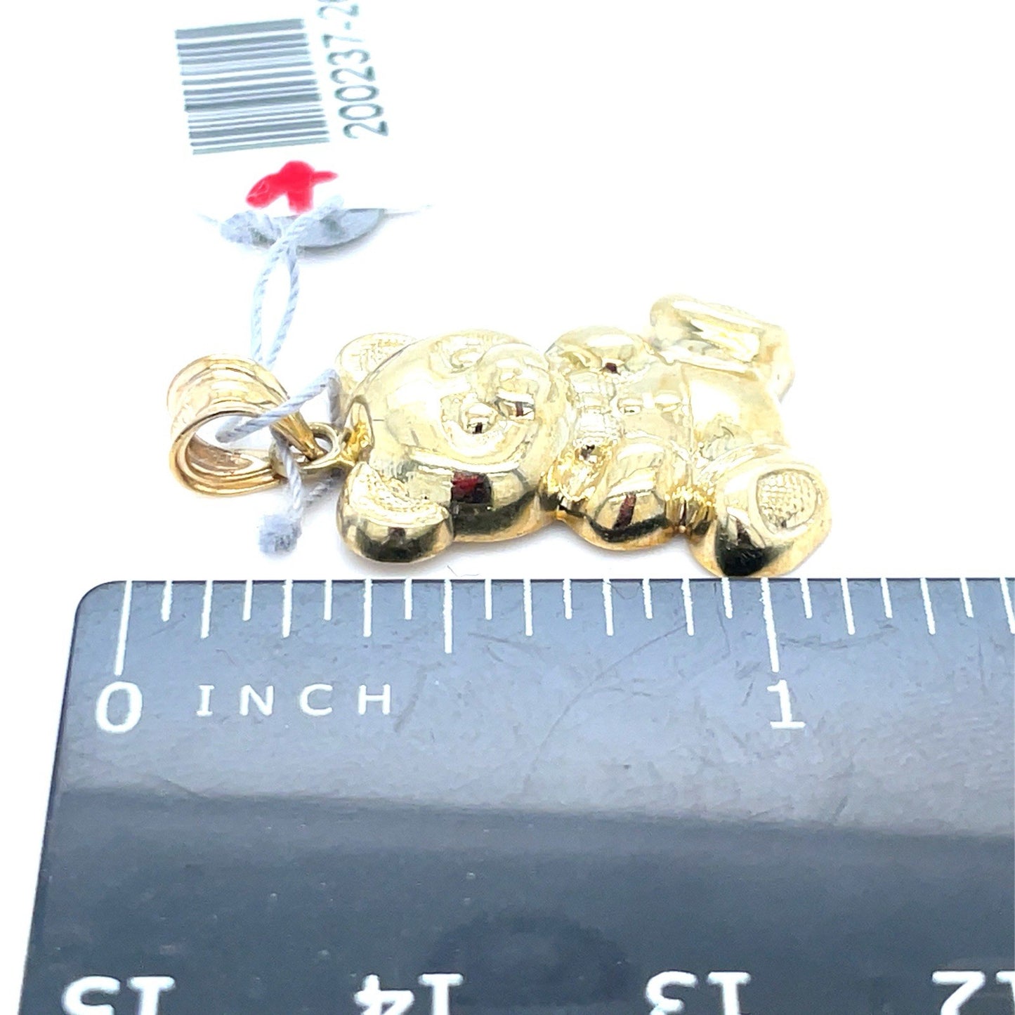 10k Yellow Gold Polished Teddy Bear Pendant 2.30g3