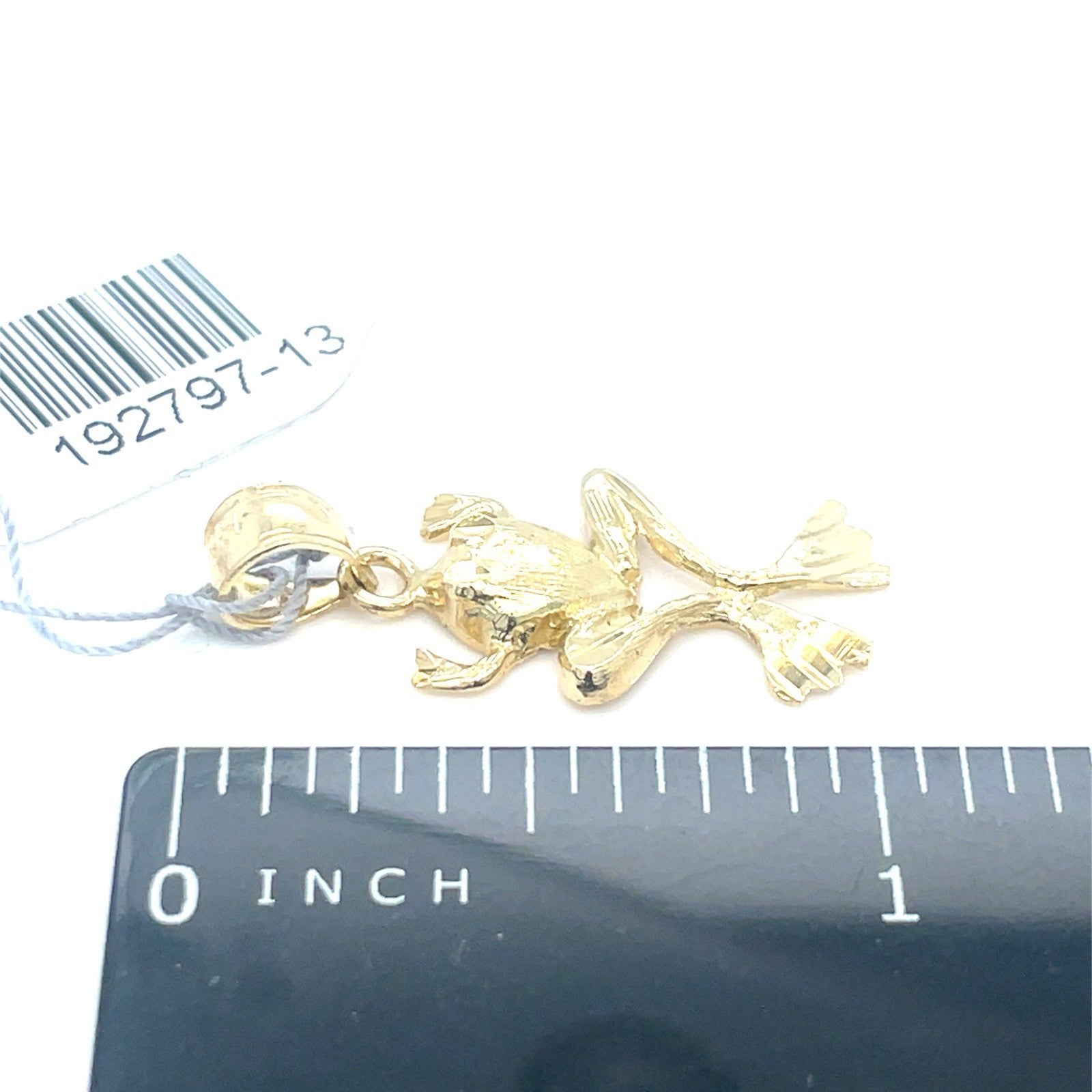 14k Yellow Gold Women’s Frog Pendant 1.26g2