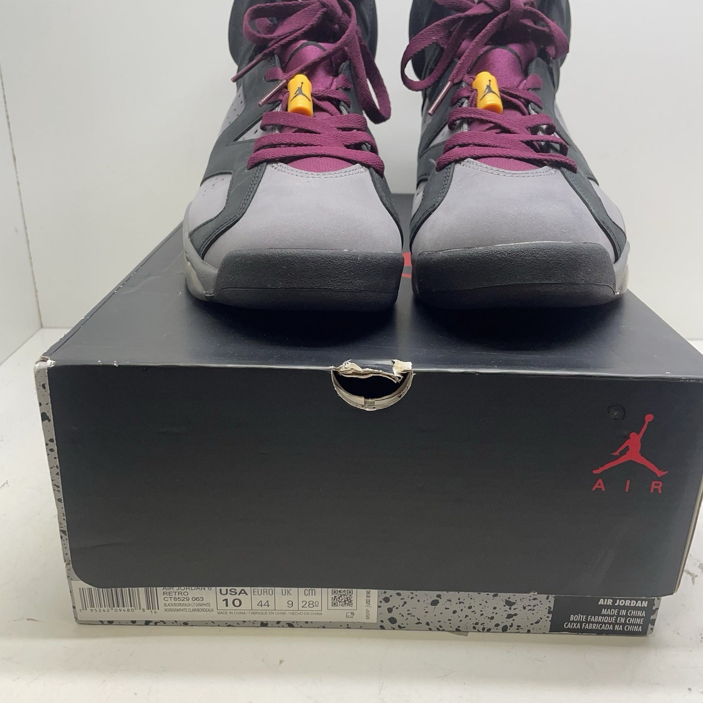 Size 10 - Jordan 6 Bordeaux3