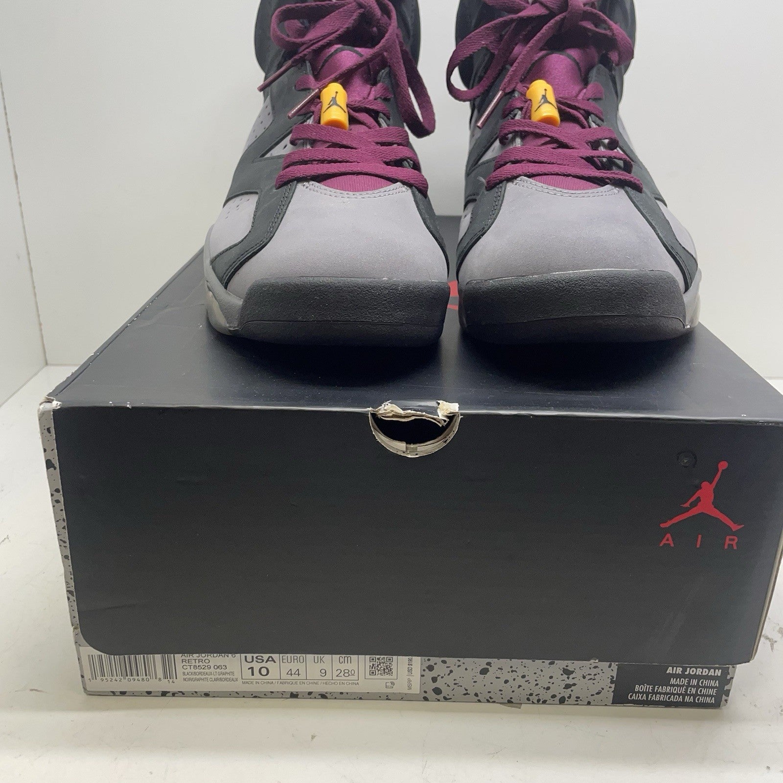 Size 10 - Jordan 6 Bordeaux3