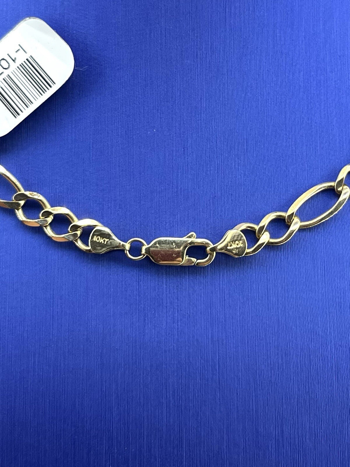 24” 10k yellow gold hollow Figaro 5.5mm 18.6g3