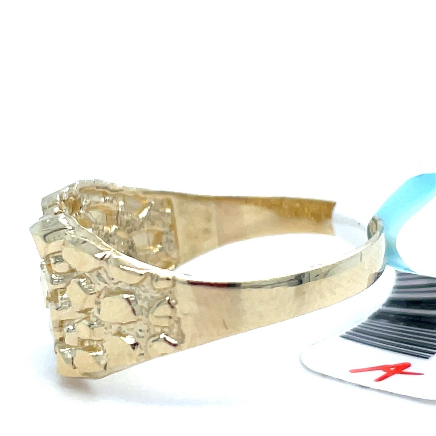 10k Yellow Gold Nugget Ring 2.20g Size 92