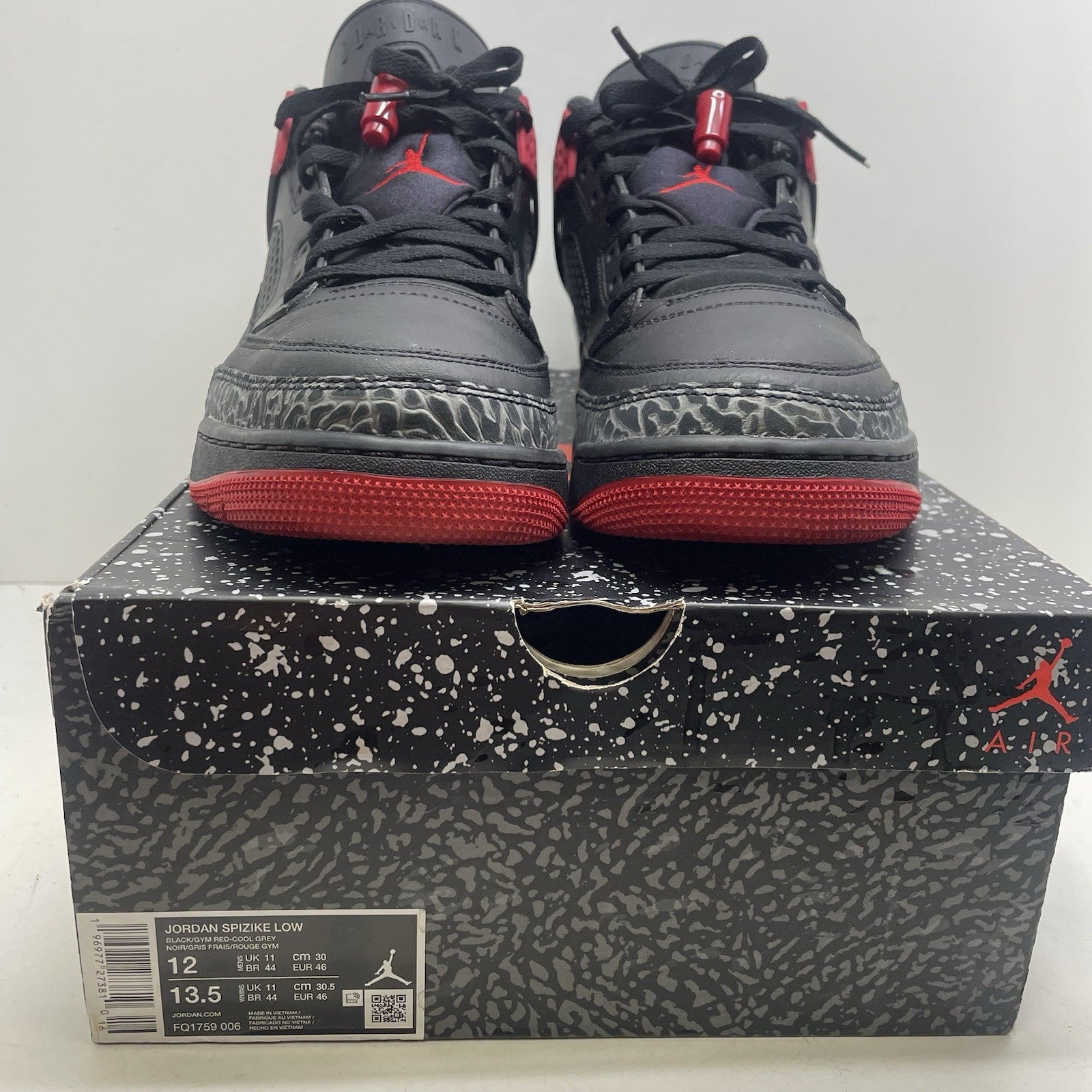 Size 12 - Air Jordan Spizike Low Bred3