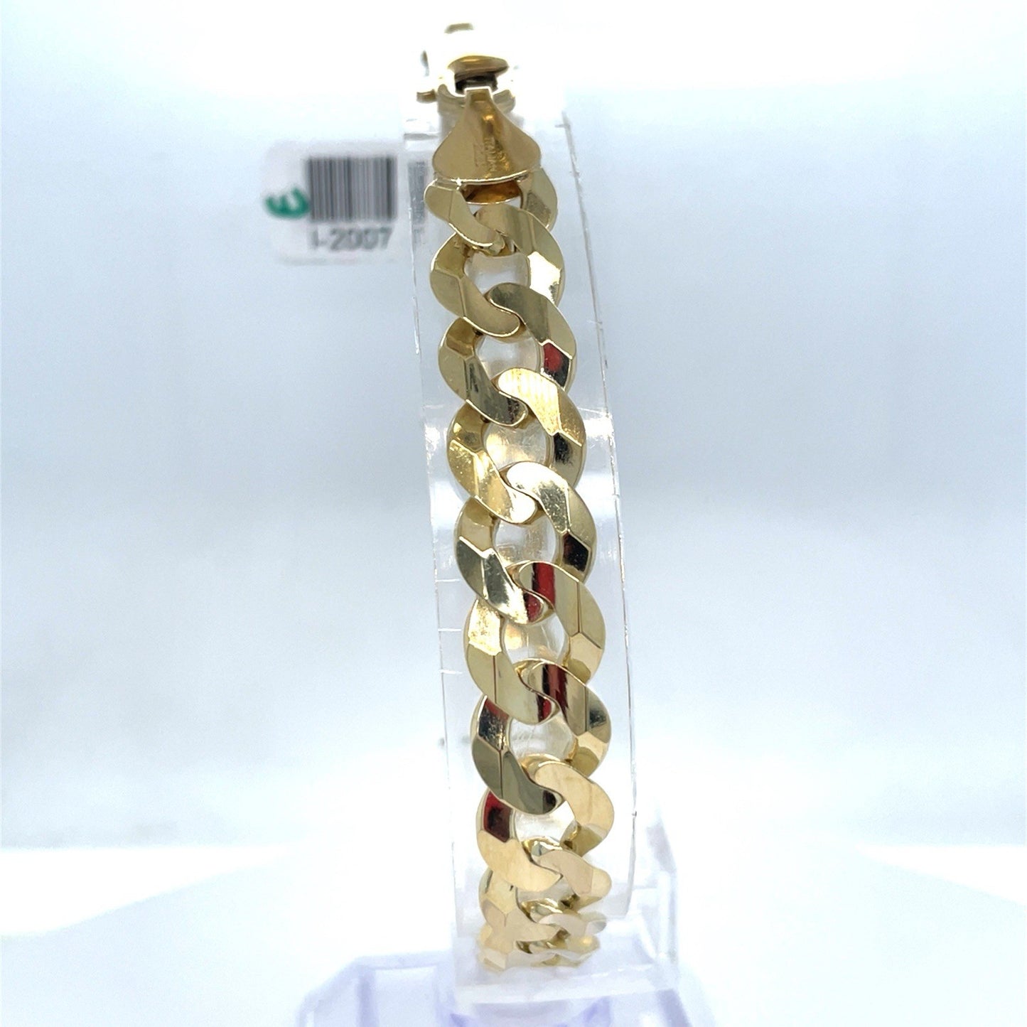 14k Yellow Gold 8.75” Solid Cuban Link Bracelet 20.96g 9.4mm1