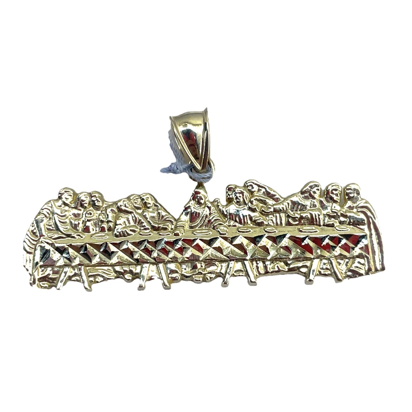 10K Yellow Gold Last Supper Pendant 4.36g3