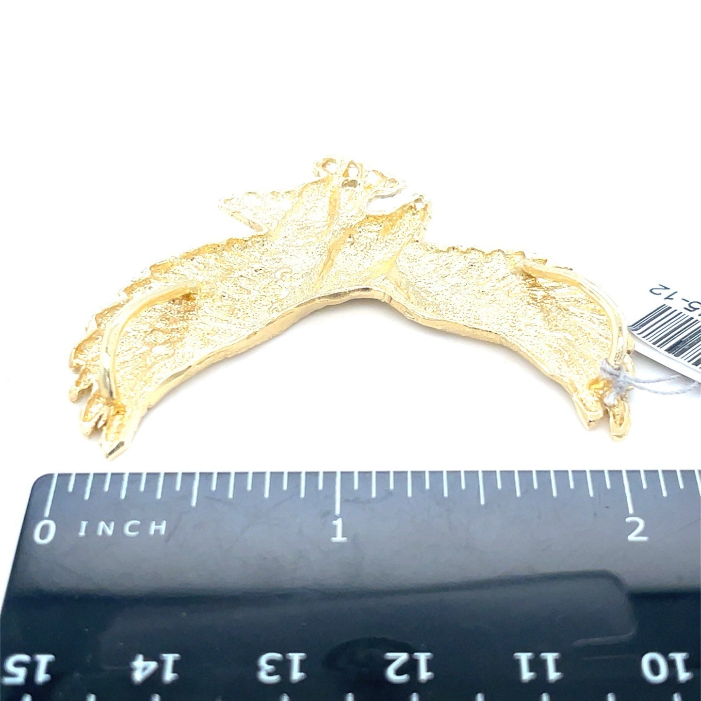 14k Yellow Gold Men’s Eagle Hidden Bail Pendant 12.10g2
