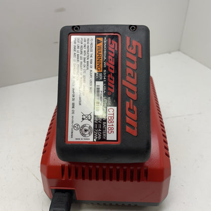 Snap-On CT8850BK 18v 1/2" Drive Impact Wrench-2 Batteries And Charger6