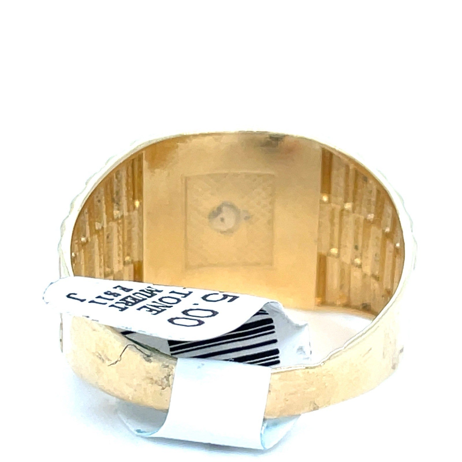 14k Two Tone Gold Men’s Santa Muerte Ring 4.60g Size 113