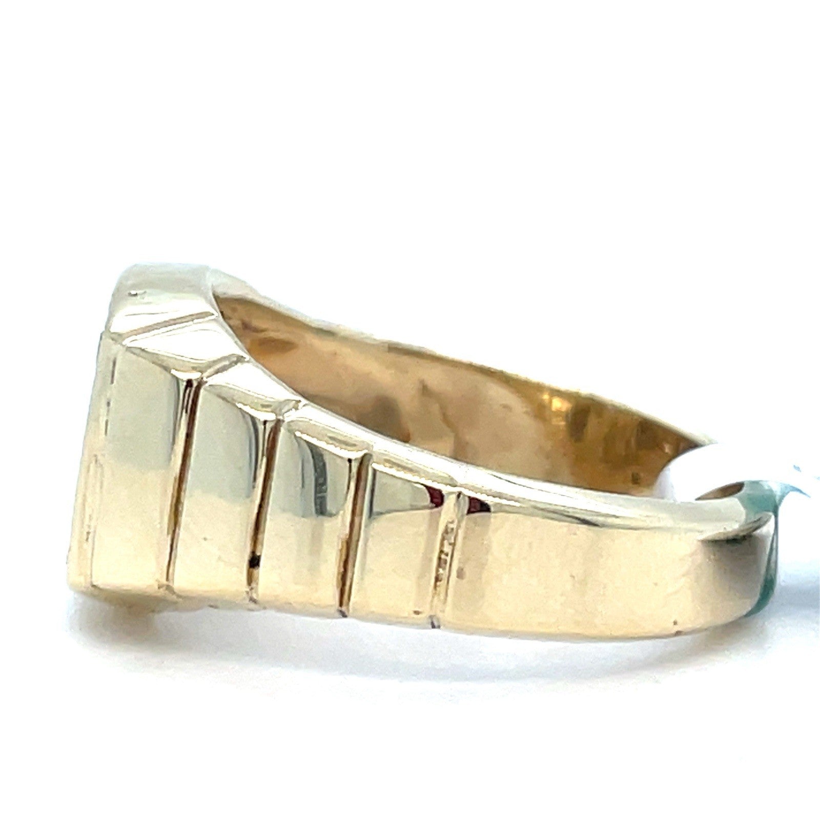 14k Yellow Gold Diamond Ring 10.40g .5CTW Size 92