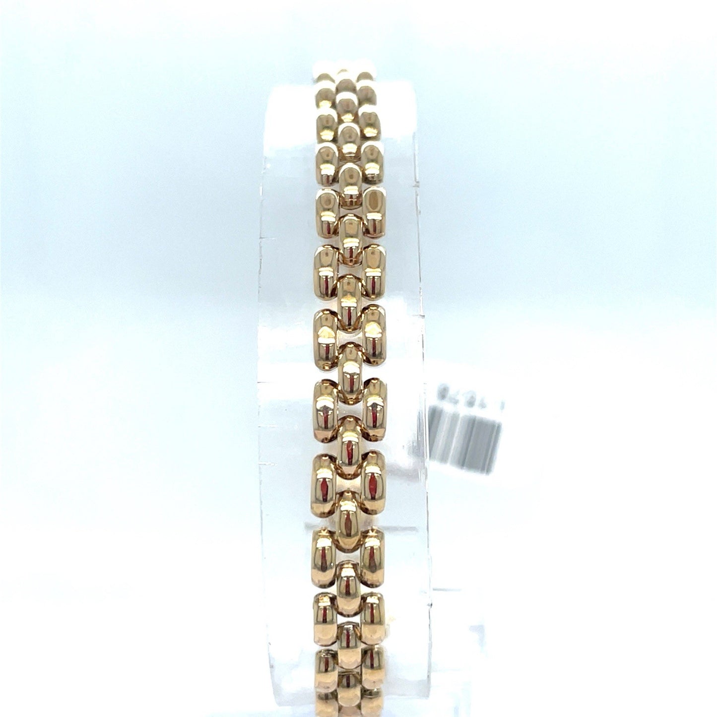 14K Yellow Gold 7” Women’s 3 Row Bead Style Bracelet 8.50g 5.5MM1