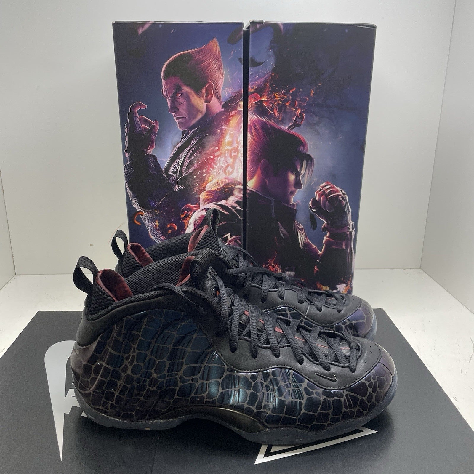 Size 12.5 - Nike Tekken 8 x Air Foamposite One Premium Kazuya Mishima1