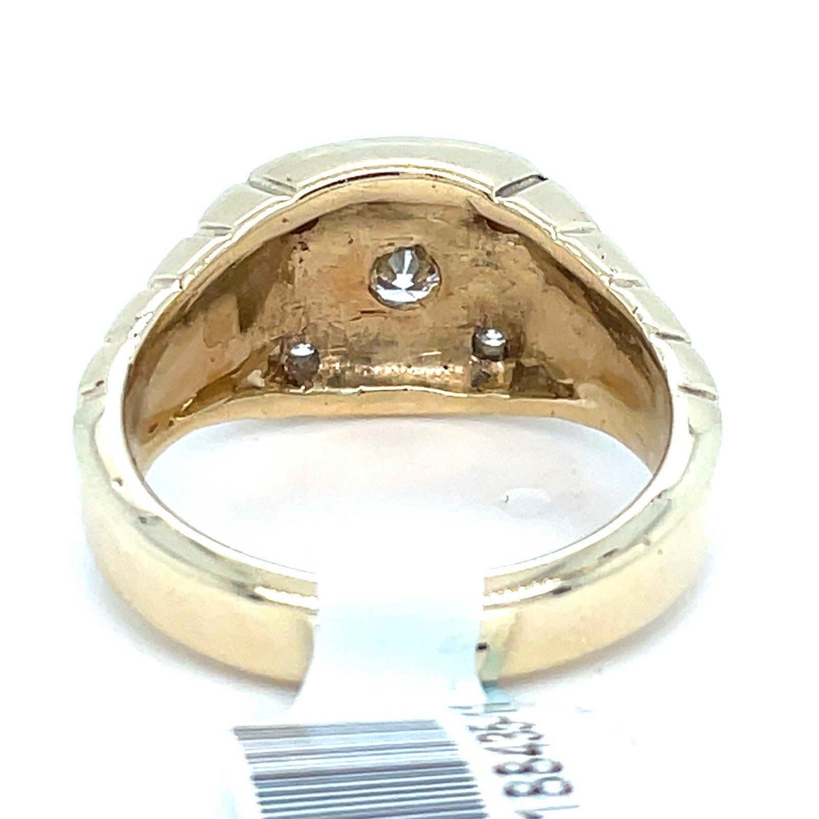 14k Yellow Gold Diamond Ring 10.40g .5CTW Size 93