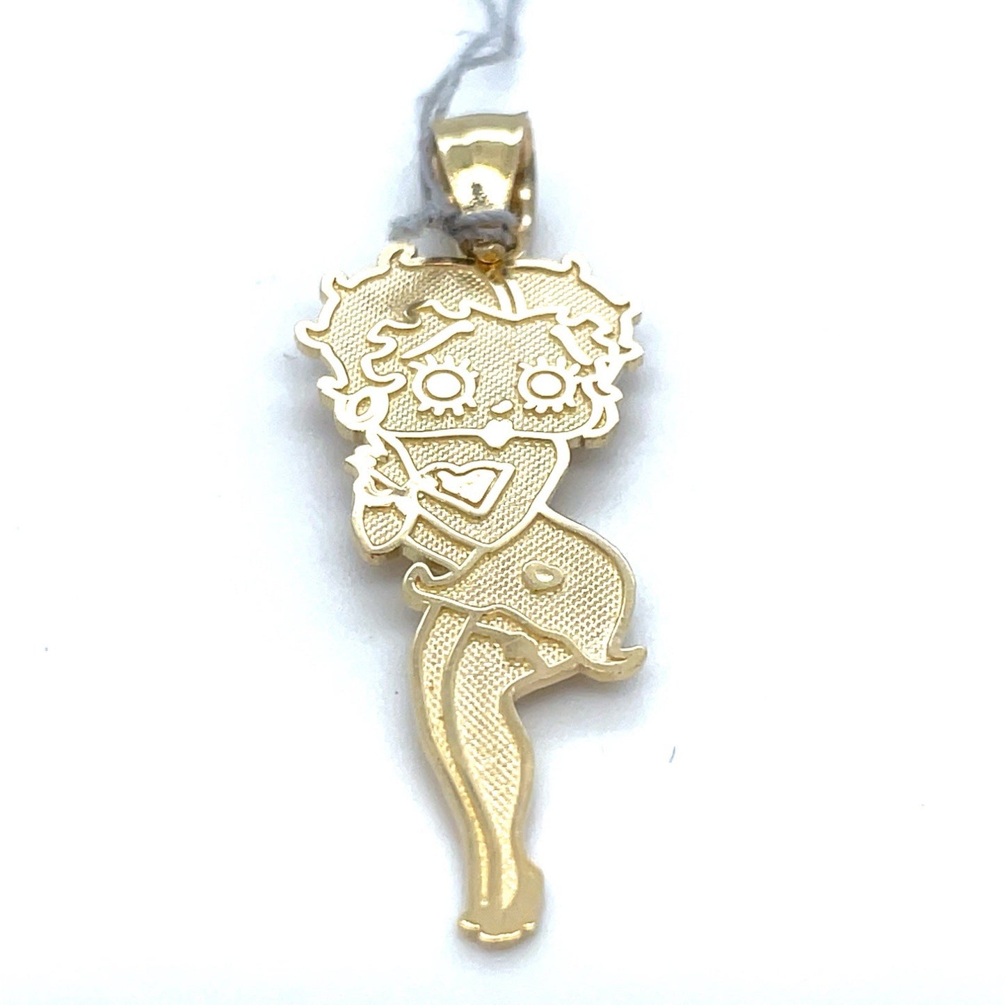 10k Yellow Gold Betty Boop Character Pendant 1.80g1
