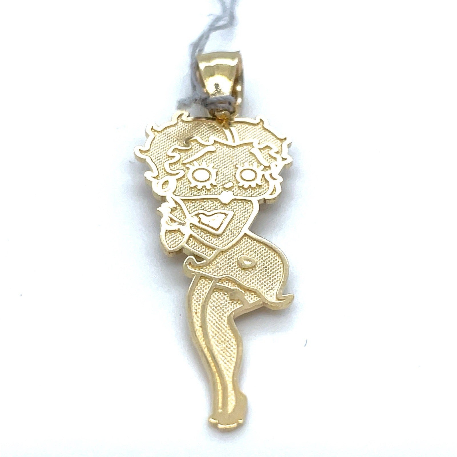 10k Yellow Gold Betty Boop Character Pendant 1.80g1