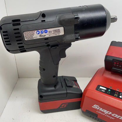 Snap-On CT8850BK 18v 1/2" Drive Impact Wrench-2 Batteries And Charger4