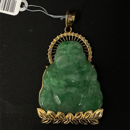 18k Yellow Gold Buddha Pendant 16.50g1
