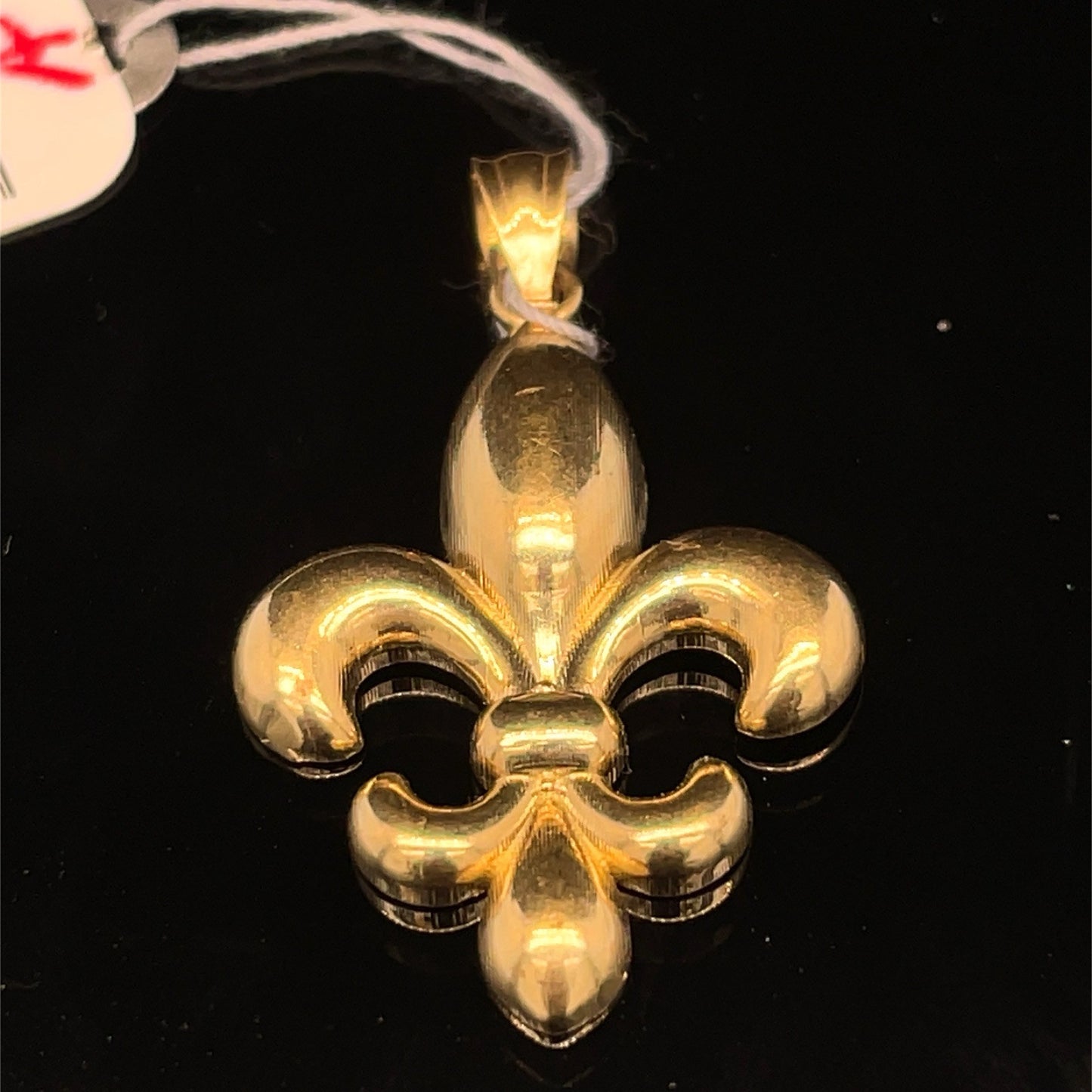 10k Yellow Gold Fluer De Lis Pendant 1.45g0