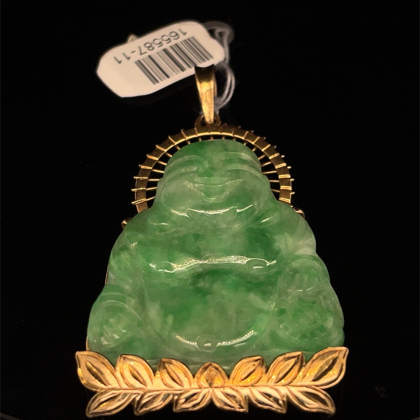 18k Yellow Gold Buddha Pendant 16.50g0