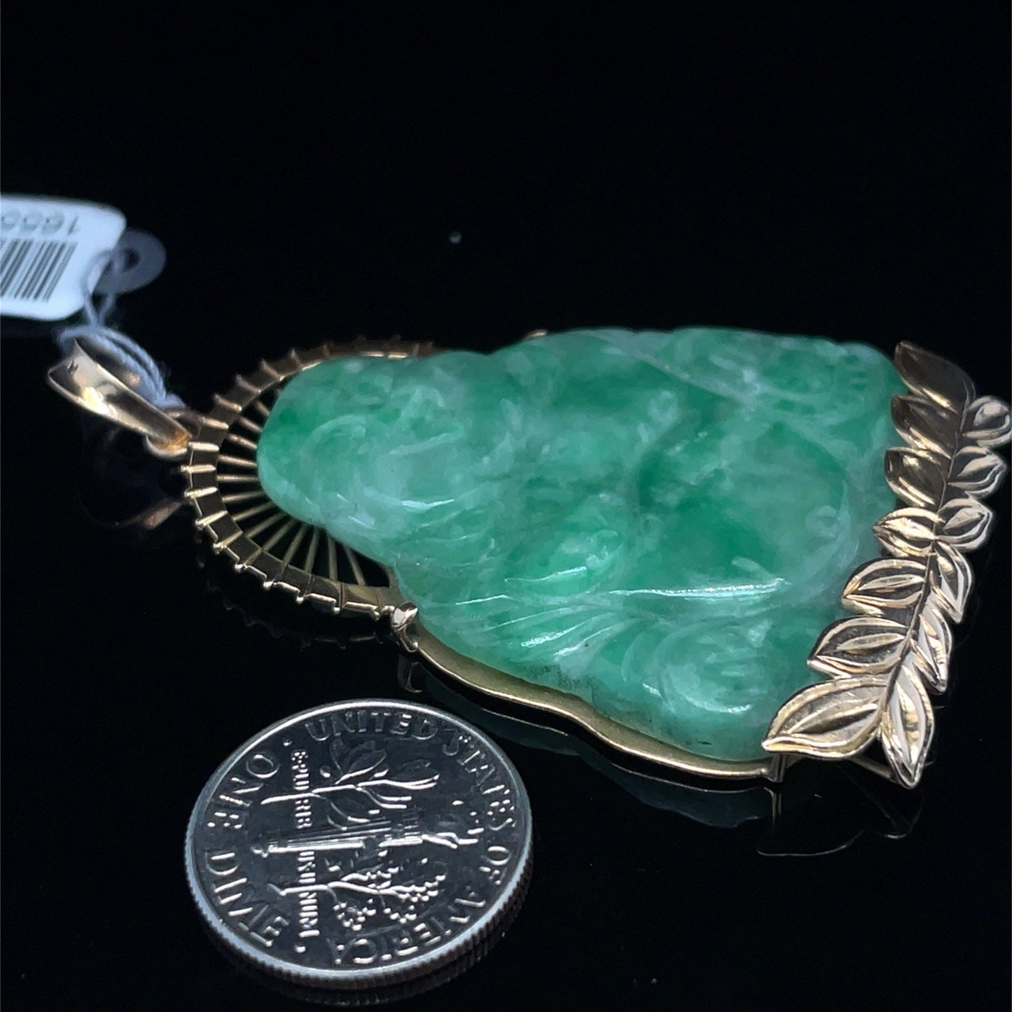 18k Yellow Gold Buddha Pendant 16.50g2