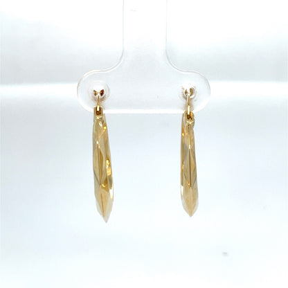 14k Yellow Gold Polished Hoop Earrings 2.10g 2.3x251